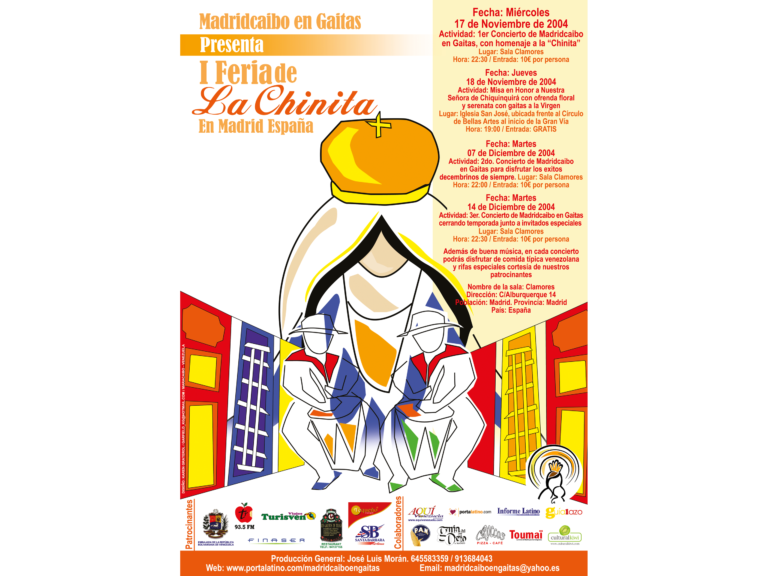 Poster de la Feria 2004 de la Chinita en Madrid