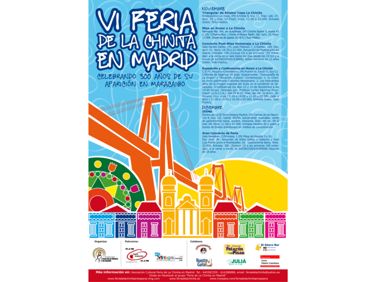 Poster de la Feria 2009 de la Chinita en Madrid