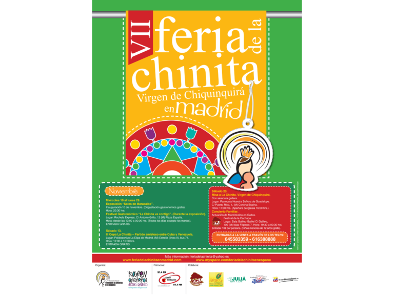 Poster de la Feria 2010 de la Chinita en Madrid