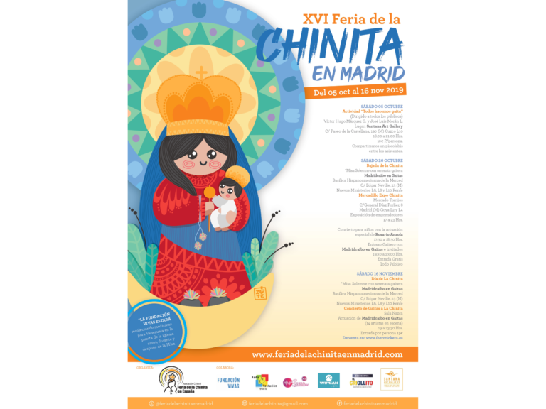 Poster de la Feria 2019 de la Chinita en Madrid