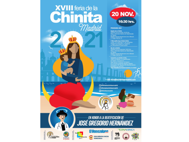 Poster de la Feria 2021 de la Chinita en Madrid